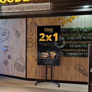 Pantalla de interior de 65'' para restaurante (Madrid)